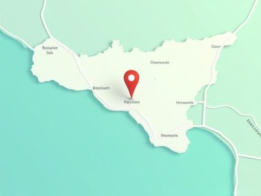 Mappa che mostra la posizione di Vulcano Verde a Catania