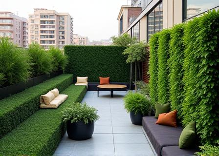 Anteprima di una terrazza verde a Catania